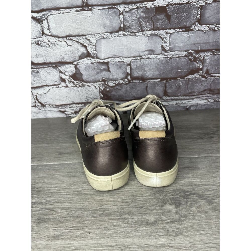 Ecco Soft 7 Purple Bronze Casual Lace Up Sneakers Shoes Women Sz 37EU/6.5M US - Picture 5 of 16
